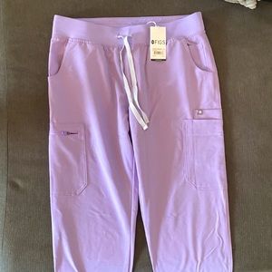 Figs Lavender Dew Yola scrub pants